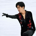 　男子フリー　演技する壷井達也＝オーベルストドルフ（共同）