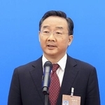 　中国の唐仁健・前農業農村相＝２０２１年、北京（新華社＝共同）