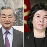 　中国の王毅外相、北朝鮮の崔善姫外相（朝鮮通信＝共同）