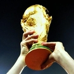 　サッカーワールドカップのトロフィー
