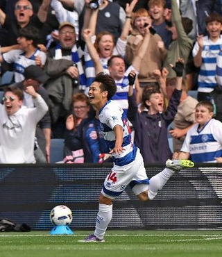 　クイーンズパーク・レンジャーズの斉藤光毅（ゲッティ＝共同）