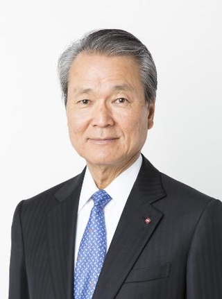 　経団連の筒井義信会長