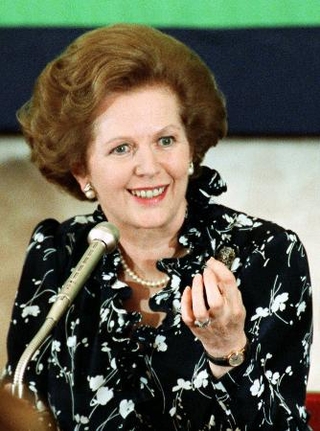 　サッチャー元英首相＝１９８２年９月、東京・内幸町の日本記者クラブ