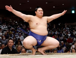 　全日本力士選士権に出場した大の里＝両国国技館