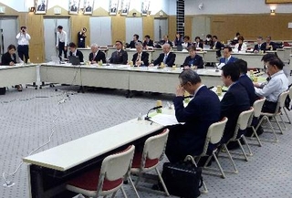 　日本医師会などが参加する「国民医療推進協議会」の総会＝１４日午後、東京都文京区