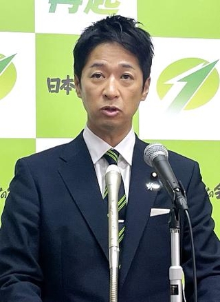 　日本維新の会の藤田文武共同代表＝２１日午後、国会