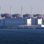 　ウクライナ南部のザポリージャ原発＝２０２１年６月（共同）