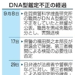 　ＤＮＡ型鑑定不正の経過