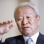 　インタビューに答える国際協力機構の田中明彦理事長