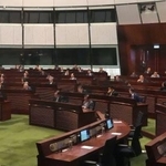 　９月に開かれた香港の立法会（共同）