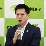 　日本維新の会の吉村洋文代表＝９月３０日、大阪市中央区