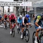 　宇都宮ジャパンカップサイクルロードレースの前哨戦＝１８日午後、宇都宮市