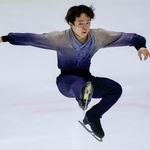 　フィギュアスケート西日本学生選手権の男子７・８級で優勝した鍵山優真＝木下カンセーアイスアリーナ