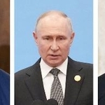 　トランプ米大統領、ロシアのプーチン大統領、ウクライナのゼレンスキー大統領（ゲッティ＝共同）