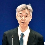 　国際会議で講演する日銀の氷見野良三副総裁＝２１日午後、東京都千代田区