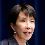 　高市早苗首相＝２１日午後１０時１分、首相官邸