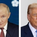 　ロシアのプーチン大統領、トランプ米大統領（いずれもロイター＝共同）