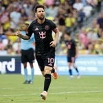 　マイアミに所属するリオネル・メッシ＝１８日（ゲッティ＝共同）