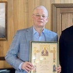 　ロシア正教会のコストロマ府主教区がロシアのＳＮＳに投稿したアレクセイ・ストレリチェンコ氏の写真