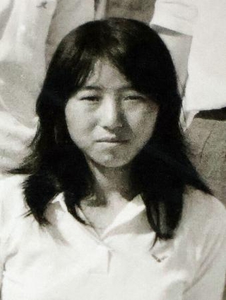 　安福久美子容疑者（高校の卒業アルバムから）