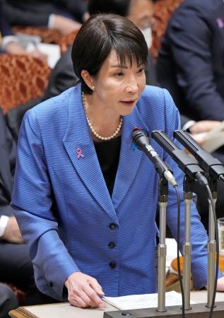 　参院予算委で答弁する高市首相＝１２日午前