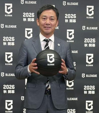 　Ｂリーグの島田慎二チェアマン＝１０月、東京都千代田区