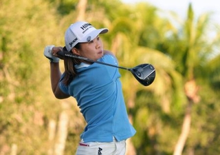 　第２ラウンド、通算１０アンダーで３位の畑岡奈紗＝ティブロンＧＣ（共同）