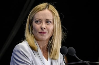　イタリアのジョルジャ・メローニ首相（ゲッティ＝共同）