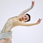 　女子ＳＰ　演技する山下真瑚＝木下カンセーアイスアリーナ