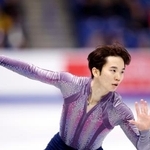 　男子ＳＰで２位の友野一希＝サスカトゥーン（共同）