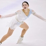 　女子フリー　演技する三宅咲綺＝木下カンセーアイスアリーナ