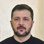 　ウクライナのゼレンスキー大統領（ゲッティ＝共同）