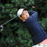 　第１日、７アンダーで首位に立った小林匠＝三木ＧＣ