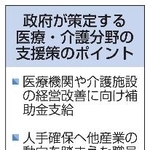 　政府が策定する医療・介護分野の支援策のポイント