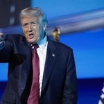 　トランプ大統領＝５日（ゲッティ＝共同）