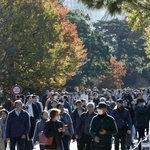 　昨年の皇居・乾通りの一般公開＝２０２４年１１月