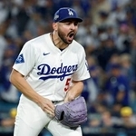 　ドジャースの救援左腕ベシア＝１０月（ゲッティ＝共同）