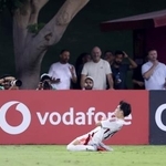 　先制点を挙げた和田＝９日（ＦＩＦＡ提供・ゲッティ＝共同）