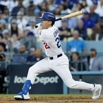 　ＷＢＣ出場を断念したドジャースのエドマン＝１０月１６日、ロサンゼルス（共同）