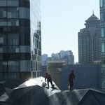 　北京市内の高層マンション＝１０月（共同）