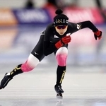 　調整する高木美帆＝ソルトレークシティー（共同）