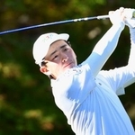 　第２日、通算８アンダーで首位の金子駆大＝太平洋クラブ御殿場