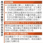 　高市首相の予算委での主な答弁