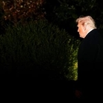 　トランプ米大統領＝１６日、ワシントン（ロイター＝共同）