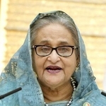 　バングラデシュのハシナ前首相