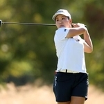 　ＣＭＥツアー選手権第１ラウンド、畑岡奈紗の３番ティーショット＝２０日、フロリダ州ネープルズ（ゲッティ＝共同）