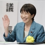 　全国町村長大会に臨む高市早苗首相＝１９日、東京都渋谷区