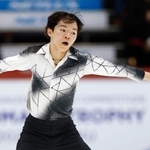 　男子ＳＰ　演技する鍵山優真＝ヘルシンキ（共同）