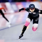 　女子１０００メートル　滑走する高木美帆＝カルガリー（共同）