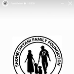 　大谷翔平のインスタグラムに投稿された「ＳＨＯＨＥＩ　ＯＨＴＡＮＩ　ＦＡＭＩＬＹ　ＦＯＵＮＤＡＴＩＯＮ（大谷翔平ファミリー財団）」のロゴマーク